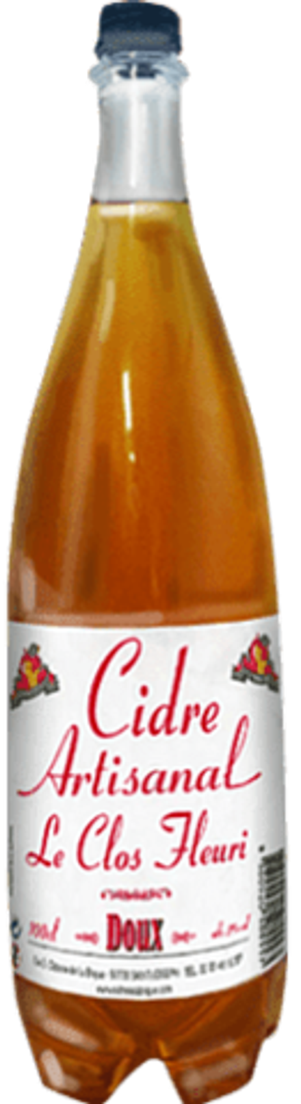 Сидр Артизаналь Ле Кло Флери Сладкий / Cidre Artisanal Le Clos Fleuri Doux 1л - пэт