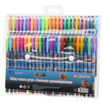 Ручка гелевая, Basir, цветные чернила, серия "Астронавты", ароматизированная с блёстками, 48 шт