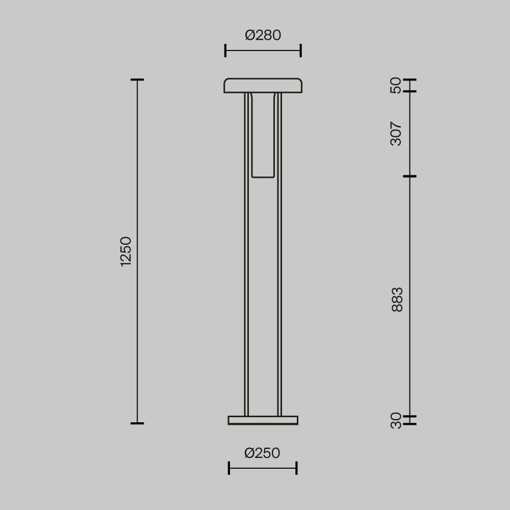 Торшер Maytoni   MOD463FL-L24B3K