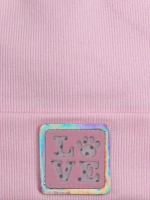 Шапка с ушками трикотажная осенняя