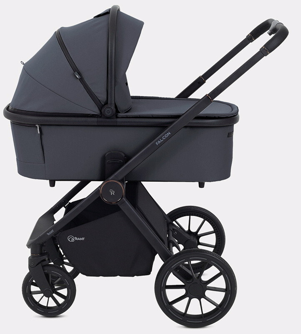 Детская коляска Rant Falcon Neo 3 в 1 с автокреслом Evomax Grey Graphite