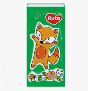БУМАЖНЫЕ ПЛАТОЧКИ RUTA ZOO 3СЛ 10ШТ