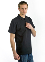 Базовое поло ''Swan'' Standart, Черный N