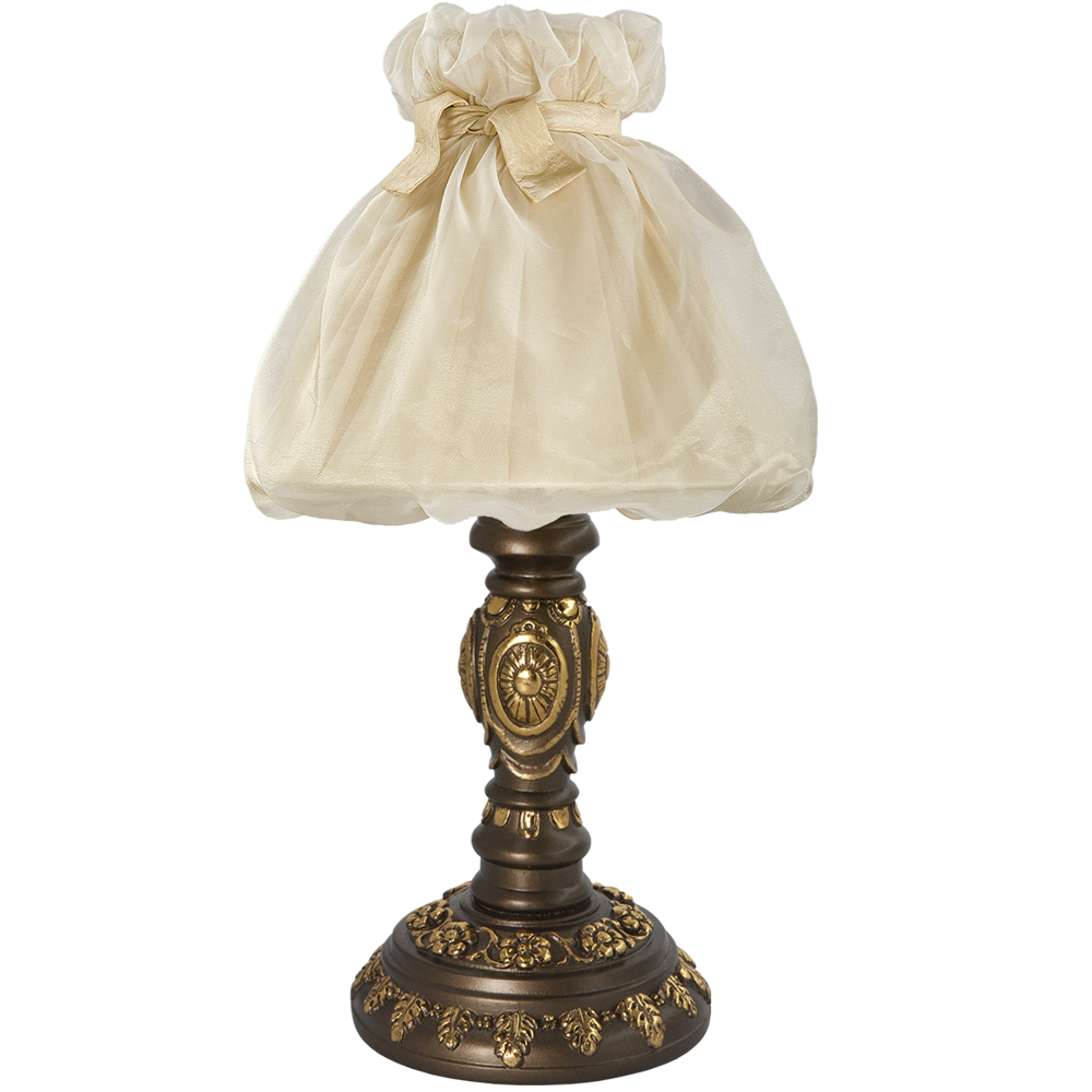 Настольная лампа Корса Бронза Мадлен Жемчуг