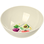 Миска пластиковая 13см с декором (светло-бежевый) 221141625/01