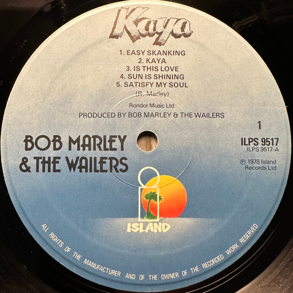 Bob Marley & The Wailers - Kaya (Англия 1978г.)