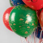 Шар (12''/30 см) Дракон на Удачу, Ассорти, пастель, 5 ст, 25 шт.