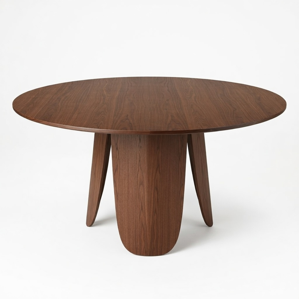 Дизайнерский обеденный стол BLOSSOM walnut