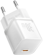 Зарядное устройство Baseus GaN5S 1C 30W USB Type-C белый