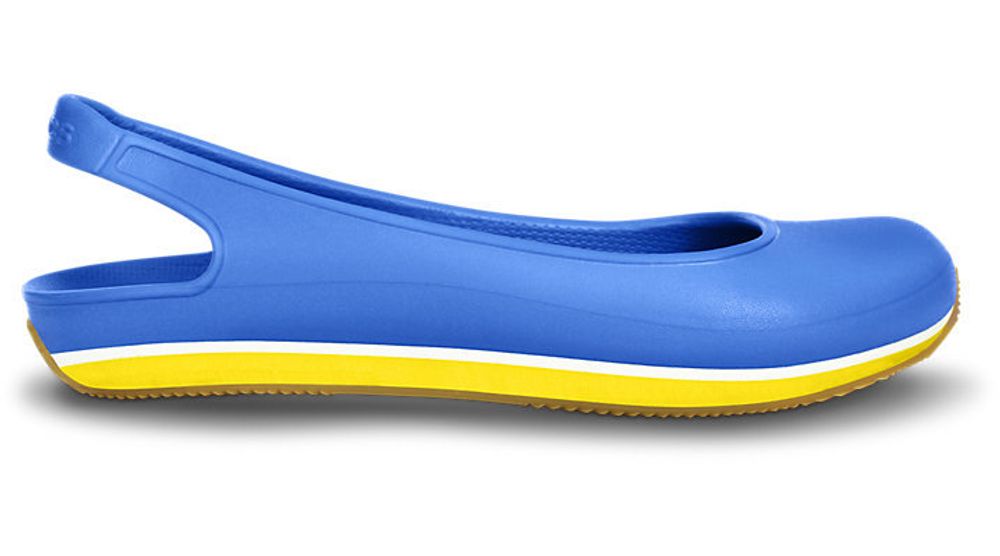 Crocs Retro Slingback Flat Varsity Blue Burst