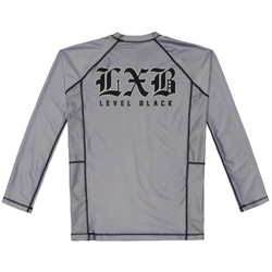 Рашгард Level x Black STEEL GRAY - Длинный рукав