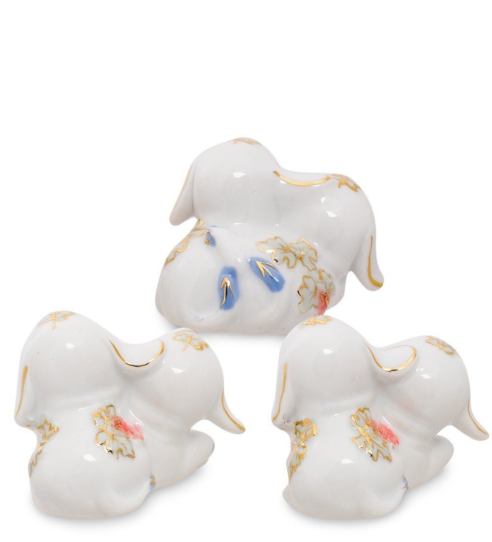 H-0155/0156/0157 Фигурка «Пара Собачек» 3' роз. (GE) 3/асс