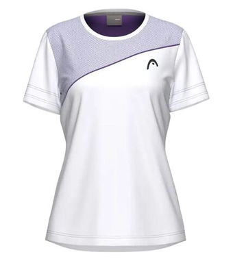 Женская теннисная футболка Head Tie-Break - white/purple
