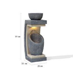 Waterfall Фонтан декоративный с подсветкой Чаша