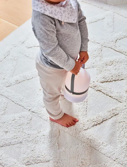 Переносная настольная лампа Ridley светло-серая