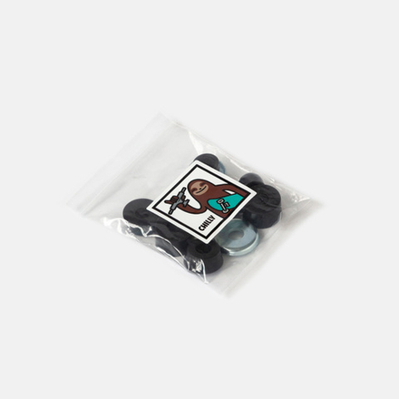 Бушинги Chilly (бушинги+шайбы+пивот кап) 100А Черный