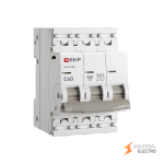 Автоматический выключатель 3P 40А (C) 6кА ВА 47-63N EKF PROxima