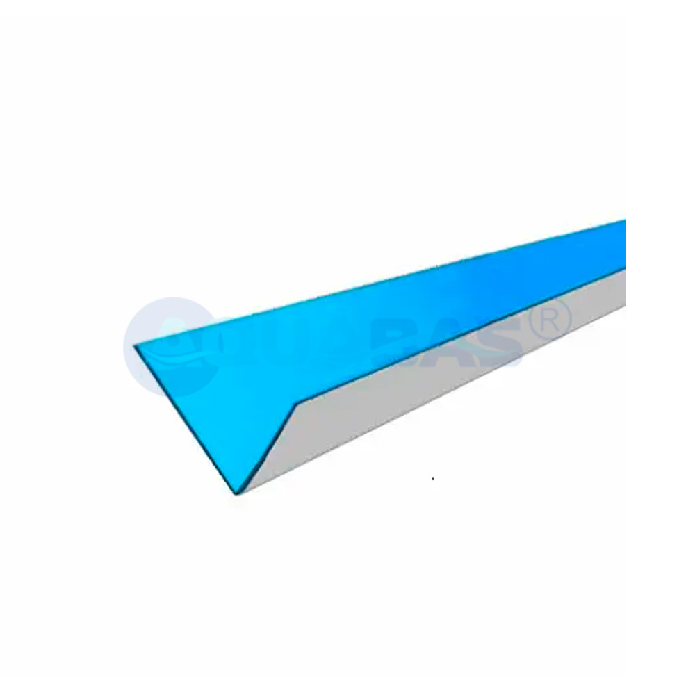 Металлический уголок внутренний с ПВХ-покрытием Alkorplan Adria Blue 1,4мм 0,05х0,05х2м (81170037)