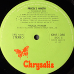 Procol Harum ‎– Procol's Ninth (Япония 1975г.) Т