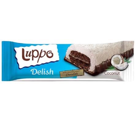 Шоколадный бисквит Luppo delish с кокосом
