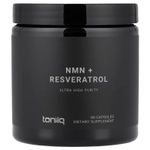 Toniiq, NMN + ресвератрол, 90 капсул