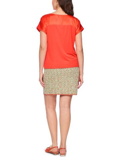 Marc Cain Футболка из комбинированной ткани