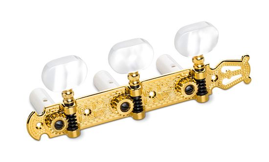 10340563.31.13 Lyra Комплект колковой механики для классической гитары, золото, Schaller