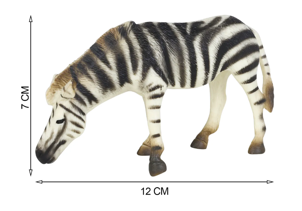 Игровой набор Masai Mara Мир диких животных: 2 зебры, 2 бегемота и крокодил