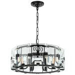 713267 Люстра NOVARA 6x40W E14 ЧЕРНЫЙ МАТОВЫЙ