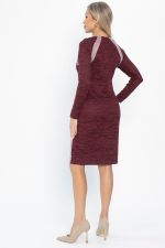 Платье трикотажное Елея (бордовое) П14589-10М LT Collection