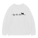 Свитшот "ЭКГ - Джек Рассел в стойке"