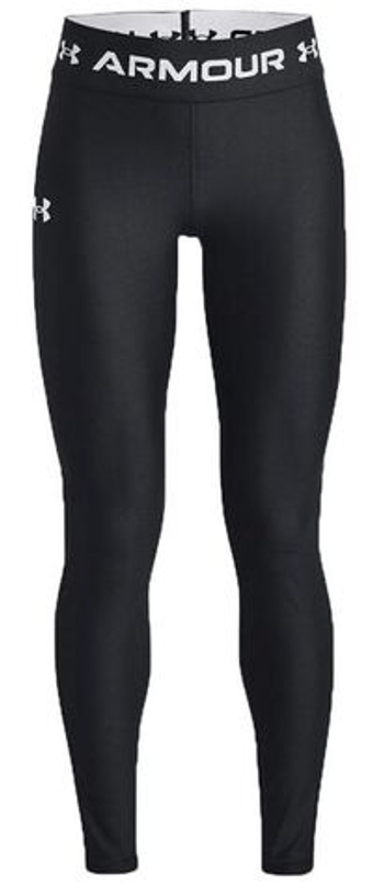 Штаны для девочки теннисные Under Armour Girls' HeatGear Leggings - черный