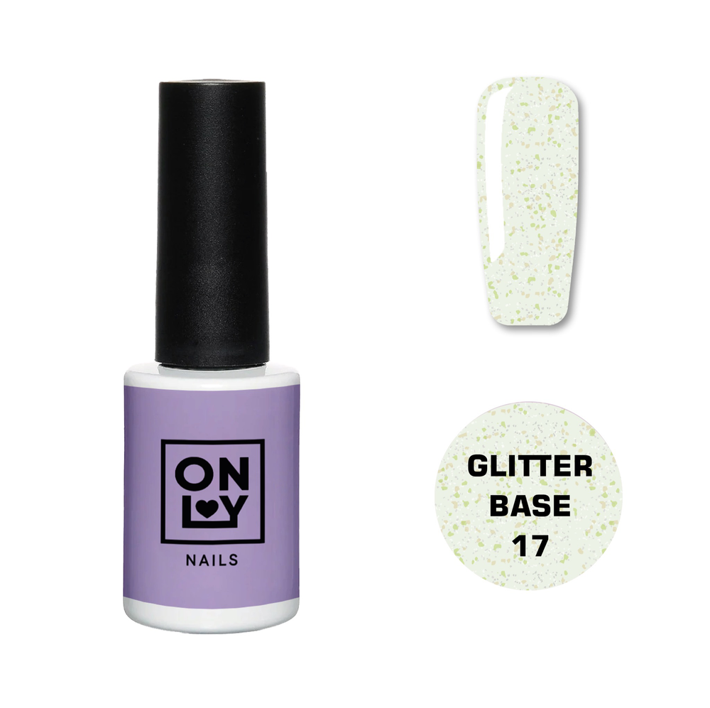 База Glitter №17 OnlyNails, 10 мл