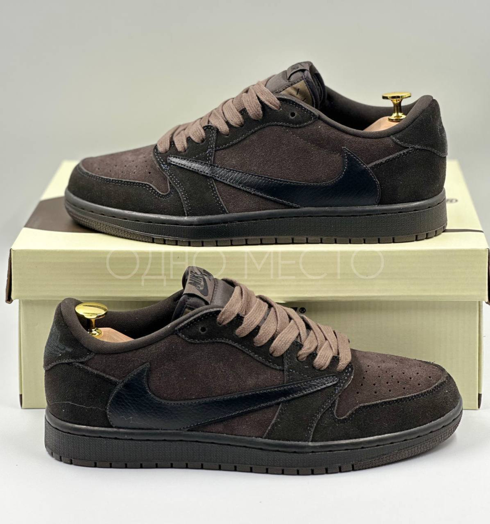 Travis Scott x Nike Air Jordan 1 Low OG Velvet Brown