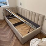 Кровать Викки (Г-образная) с окантовкой ДВП