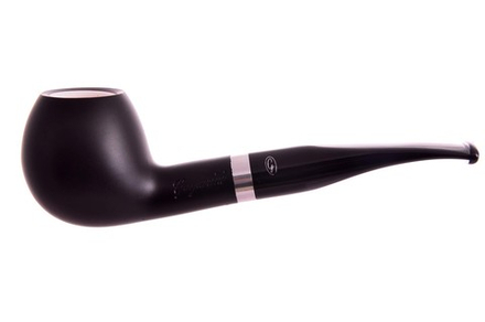 Курительная трубка Gasparini черная с пенкой, форма 30, 620-30