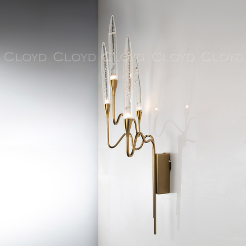 Бра Cloyd ZOAR W4 / выс. 60 см - латунь (арт.20392)
