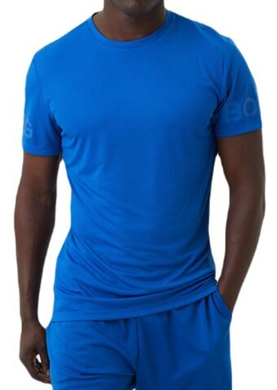 Футболка мужская теннисная Björn Borg Borg Light T-Shirt - naturical blue