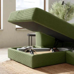 Диван 3-местный - IKEA JÄTTEBO/JATTEBO, 71x160x324см, зеленый, ЙЕТТЕБО ИКЕА