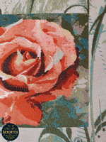 Набор чехлов на табурет из гобелена Роза чайная (33х33 см) - 4шт