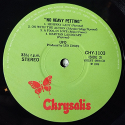 Винтажная виниловая пластинка LP UFO No Heavy Petting (Japan 1976) (No Obi) Belladonna