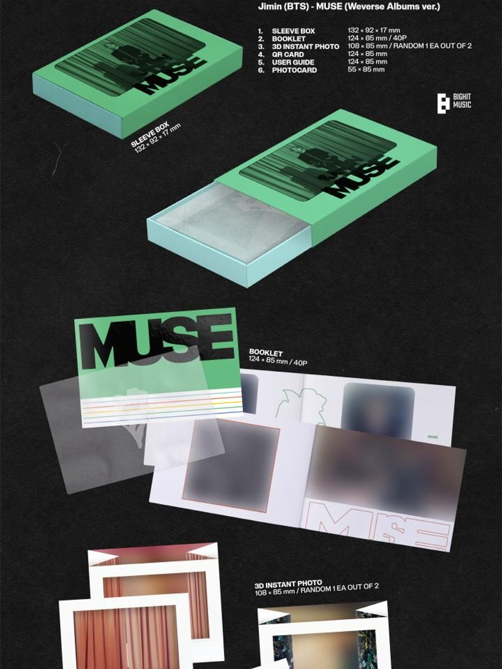 Альбом JIMIN (BTS) - MUSE WVS ALBUMS Version