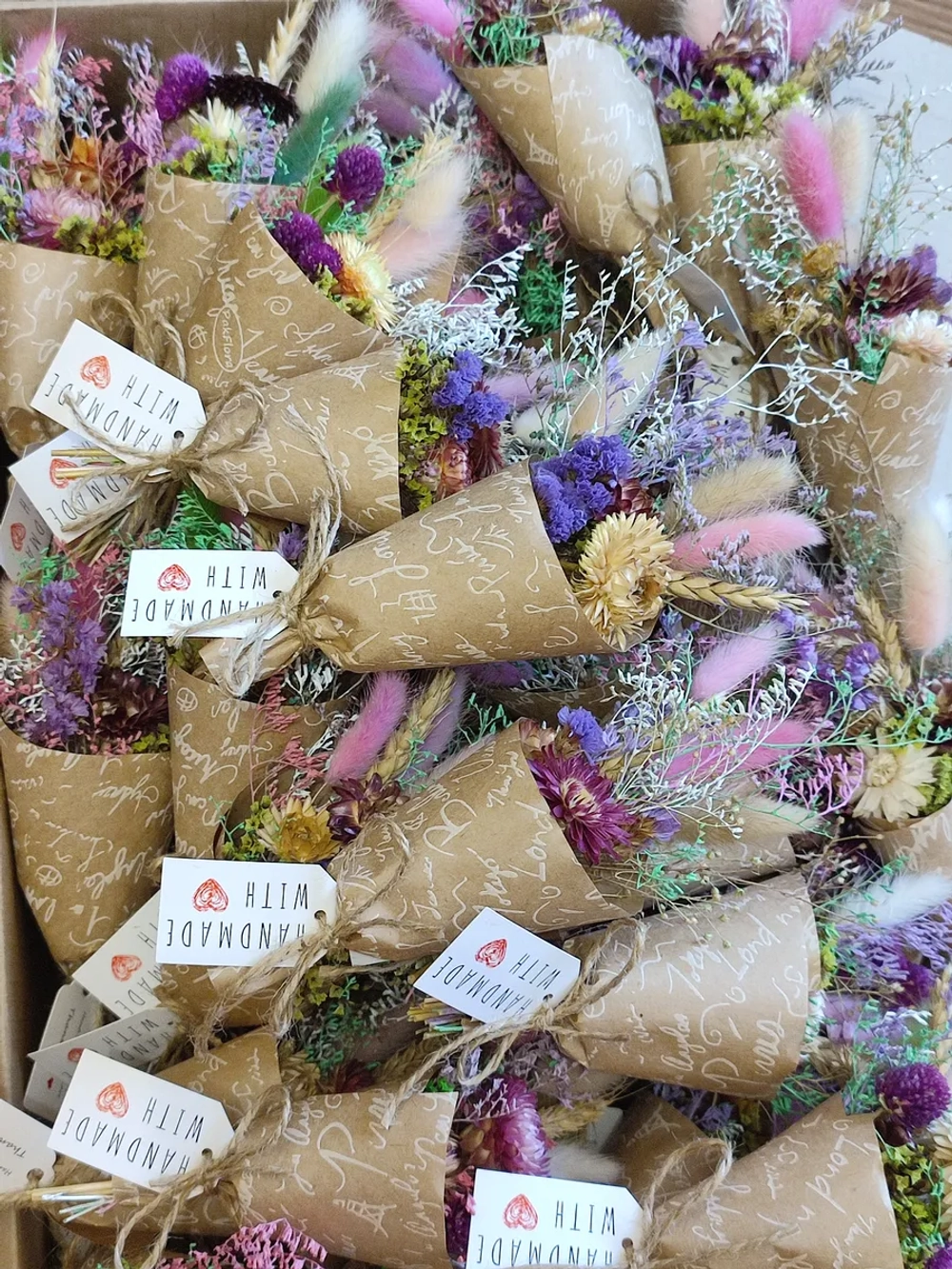 Букет комплимент сухоцветов