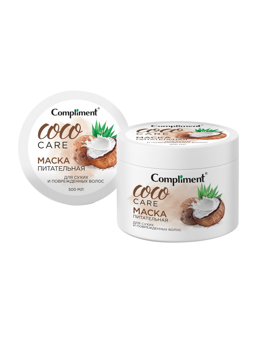 Compliment COCO OIL питательная маска для сухих и поврежденных волос