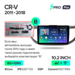 Teyes SPRO Plus 10.2" для Honda CR-V 2011-2018