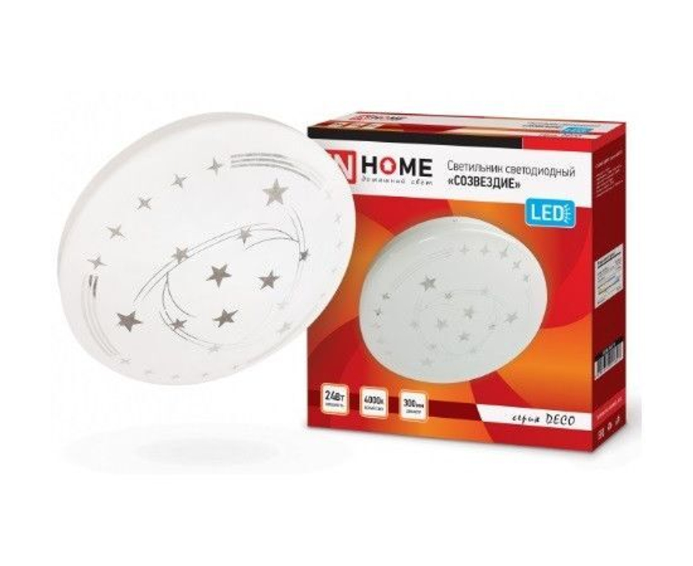 ASD/InHome светильник светодиодный декоративный 24W(1560lm) 4000K 4K 300x55 IP40 DECO ДАЙМОНД