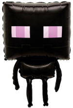 Шар Пиксельный монстр Майнкрафт черный