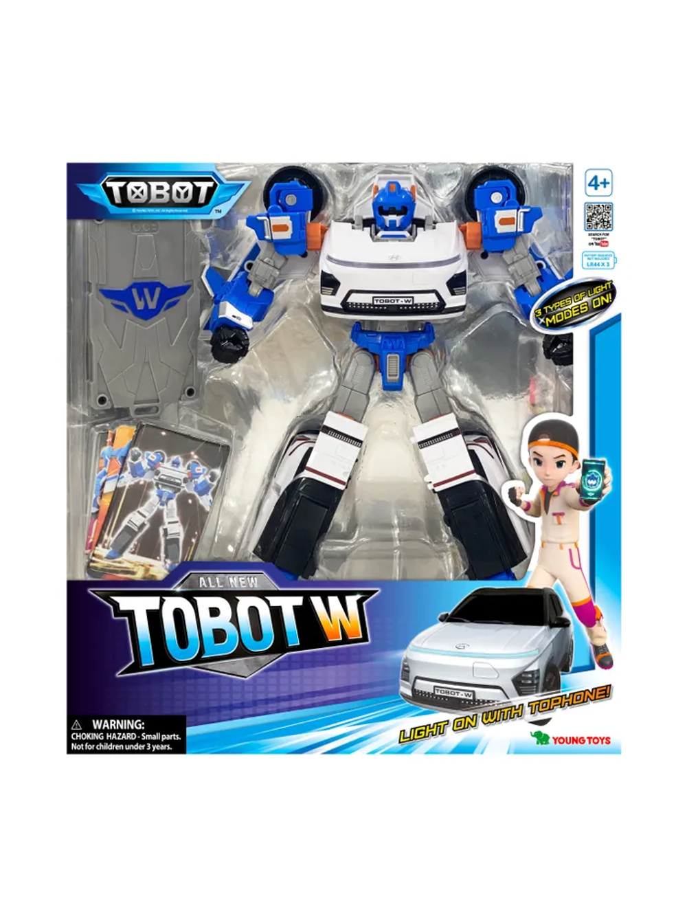 Tobot 301174 Модель W NEW — робот-трансформер, прочная сборка