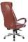 Кресло руководителя Бюрократ T-9924WALNUT светло-коричневый Leather Eichel кожа крестов. металл/дере