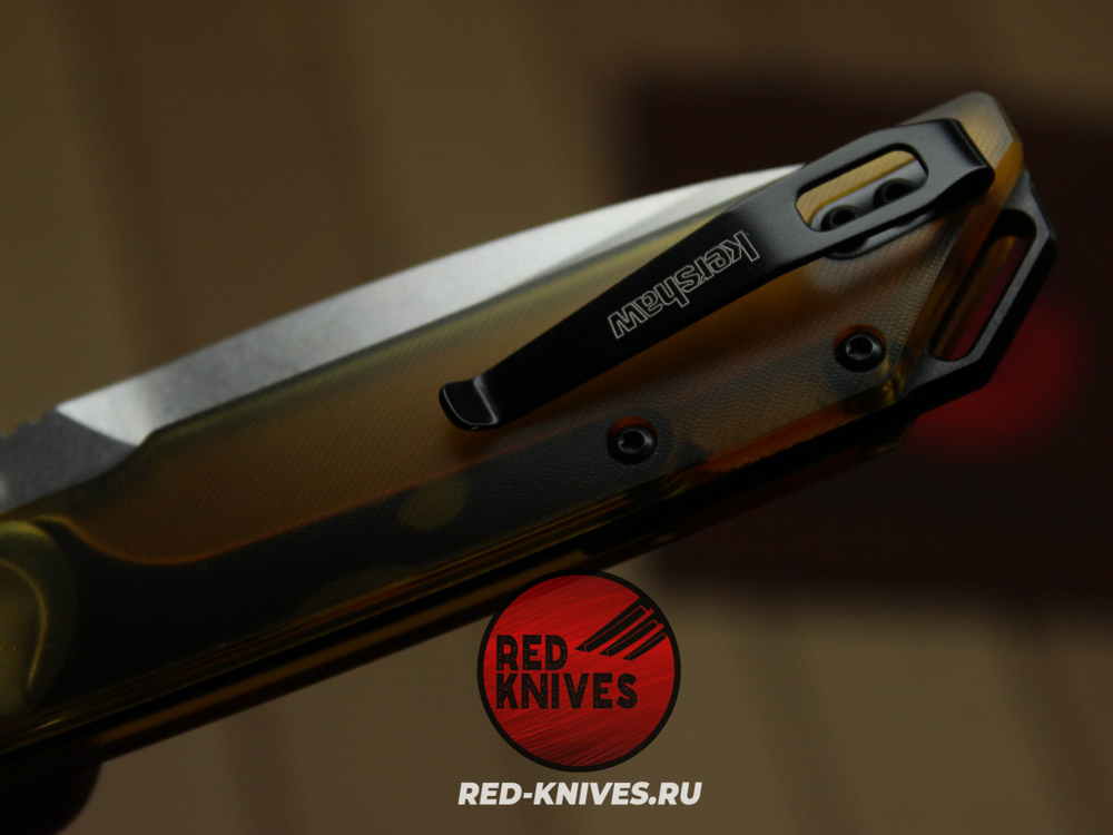 Нож Kershaw Iridium - рукоять Ultem, клинок стоунвош RK/Н2